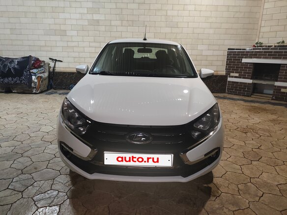 2021 Lada (ВАЗ) Granta I Рестайлинг, белый, 640000 рублей - вид 1
