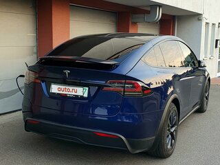 2022 Tesla Model X Long Range I Рестайлинг, синий, 4100000 рублей, вид 4