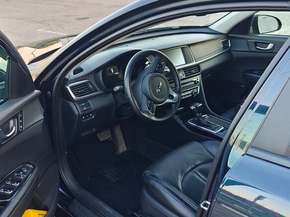 2017 Kia Optima IV, синий, 1450000 рублей - вид 6