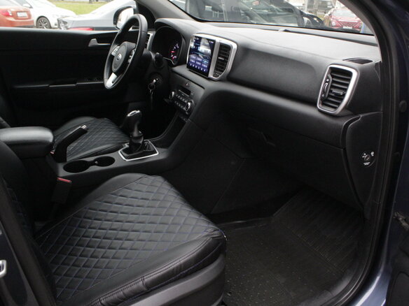 2019 Kia Sportage IV Рестайлинг, синий, 1895000 рублей - вид 12