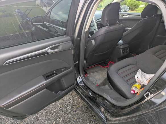 2013 Ford Fusion (North America) II, чёрный - вид 10