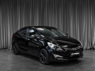 2015 Hyundai Solaris I Рестайлинг, чёрный, 1019000 рублей, вид 1