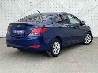 2016 Hyundai Solaris I Рестайлинг, синий, 915000 рублей, вид 5