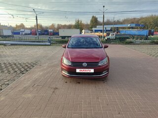 2019 Volkswagen Polo V Рестайлинг, красный, 1107000 рублей, вид 2