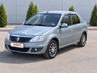 2012 Renault Logan I Рестайлинг, синий, 650000 рублей, вид 1