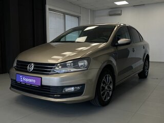 2018 Volkswagen Polo V Рестайлинг, бежевый, 1049000 рублей, вид 1