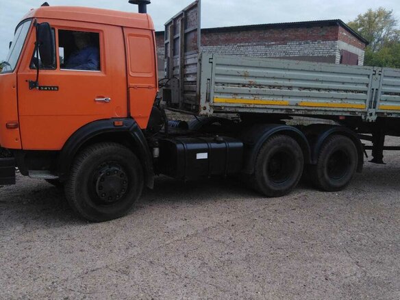 2007 КамАЗ 54115, красный, 3100000 рублей - вид 3