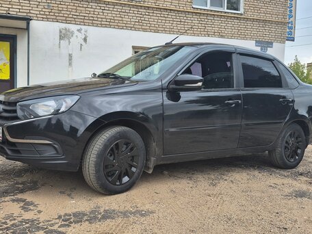 2021 Lada (ВАЗ) Granta I Рестайлинг, чёрный, 650000 рублей, вид 3
