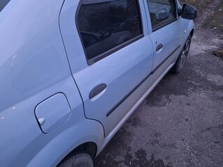 2008 Renault Logan I, серебристый, 307000 рублей, вид 3