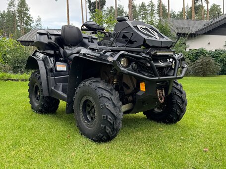 2017 BRP Can-Am Outlander Max XT-P 1000R, чёрный, 1385000 рублей, вид 1