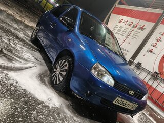 2007 Lada (ВАЗ) Kalina I, синий, 210000 рублей, вид 4