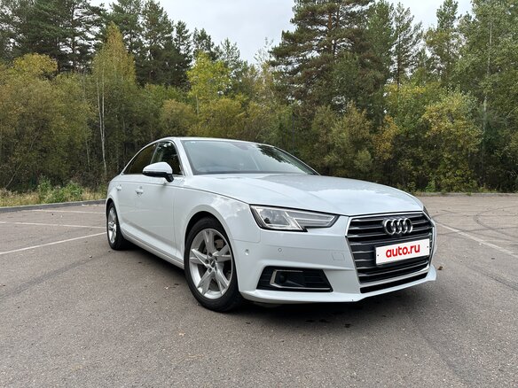 2016 Audi A4 V (B9), белый - вид 1