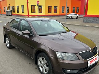 2014 Skoda Octavia III (A7), коричневый, 1370000 рублей, вид 3
