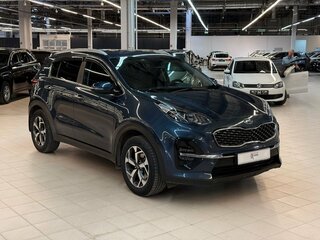 2019 Kia Sportage IV Рестайлинг, синий, 1874000 рублей, вид 3