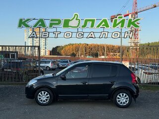 2010 Renault Sandero I, чёрный, 499000 рублей, вид 3