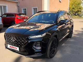 2019 Hyundai Santa Fe IV, чёрный, 2500000 рублей, вид 1