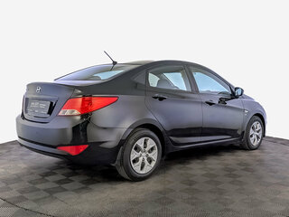 2016 Hyundai Solaris I Рестайлинг, чёрный, 865000 рублей, вид 5