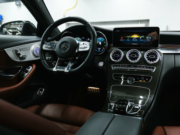 2022 Mercedes-Benz C-Класс AMG 43 AMG IV (W205) Рестайлинг, чёрный, 4250000 рублей - вид 30