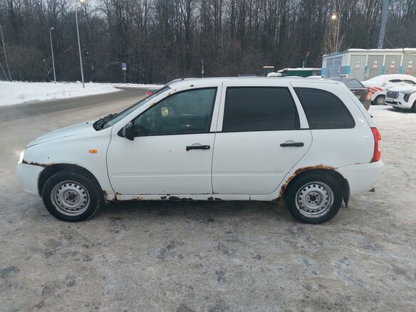 2012 Lada (ВАЗ) Kalina I, белый, 185000 рублей - вид 6