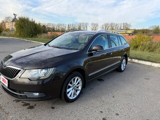 2014 Skoda Superb DSG II Рестайлинг, коричневый, 1250000 рублей, вид 4