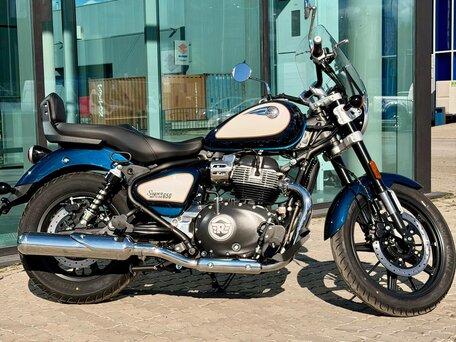2026 Royal Enfield Super Meteor, голубой, 792000 рублей, вид 2