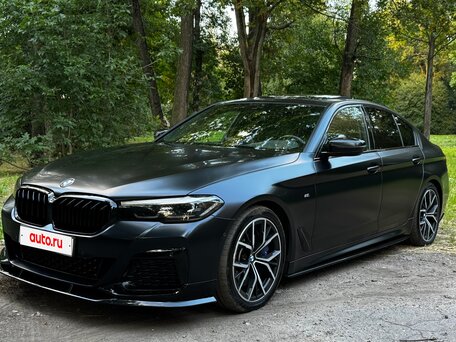 2021 BMW 5 серии 530d xDrive VII (G30/G31/G38) Рестайлинг, чёрный, 6250000 рублей, вид 1