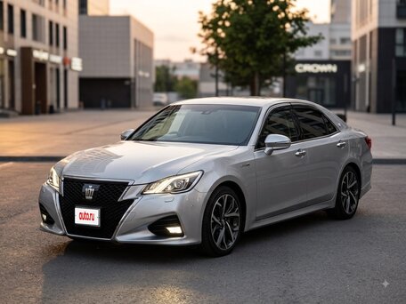 2017 Toyota Crown XIV (S210) Рестайлинг, серебристый, 2900000 рублей, вид 2