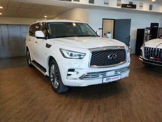 2019 Infiniti QX80 I Рестайлинг 2, белый, 4500000 рублей, вид 5