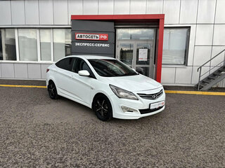 2016 Hyundai Solaris I Рестайлинг, белый, 808820 рублей, вид 5