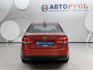 2016 Kia Rio III Рестайлинг, красный, 1099000 рублей, вид 4