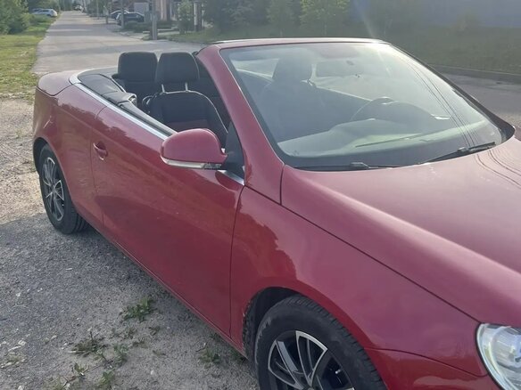 2008 Volkswagen Eos I, красный, 1280000 рублей - вид 8