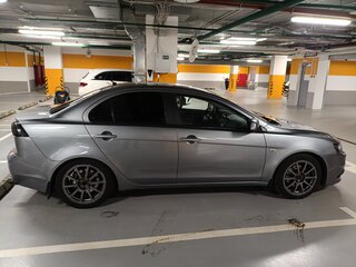 2012 Mitsubishi Lancer X Рестайлинг, серый, 560000 рублей, вид 5
