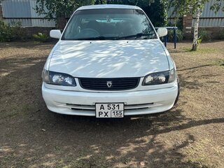 1998 Toyota Corolla VIII (E110) Рестайлинг, белый, 330000 рублей, вид 1