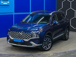 2021 Hyundai Santa Fe IV Рестайлинг, синий, 3950000 рублей, вид 2
