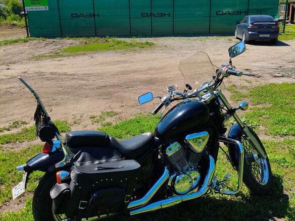 2002 Honda Steed 400, чёрный, 320000 рублей