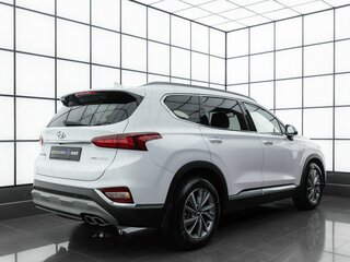2019 Hyundai Santa Fe IV, белый, 3590000 рублей, вид 4