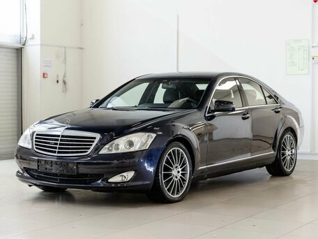 2008 Mercedes-Benz S-Класс 500 V (W221), синий, 1000000 рублей, вид 3