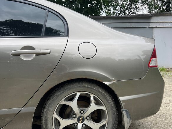 2008 Honda Civic VIII Рестайлинг, серый, 600000 рублей - вид 10