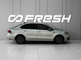 2018 Volkswagen Polo V Рестайлинг, серебристый, 1198000 рублей, вид 5