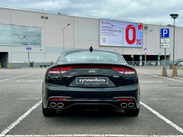 2021 Kia Stinger I Рестайлинг, чёрный, 1970000 рублей - вид 4