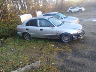 2005 Hyundai Accent ТагАЗ II, серебристый, 130000 рублей, вид 3