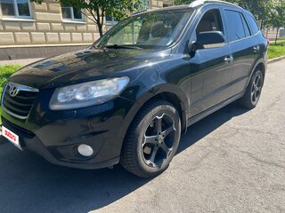 2011 Hyundai Santa Fe II Рестайлинг, чёрный, 675000 рублей, вид 2