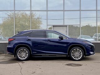 2021 Lexus RX 450h IV Рестайлинг, синий, 5599000 рублей, вид 4