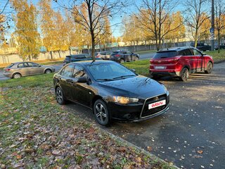 2011 Mitsubishi Lancer X Рестайлинг, чёрный, 580000 рублей, вид 3