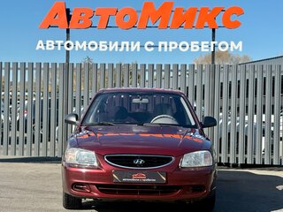 2011 Hyundai Accent ТагАЗ II, красный, 495000 рублей, вид 2