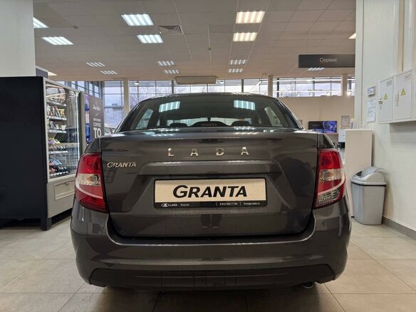 2026 Lada (ВАЗ) Granta I Рестайлинг, серый, 1238000 рублей - вид 6