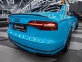 2016 Audi A8 Long III (D4) Рестайлинг, голубой - вид 10