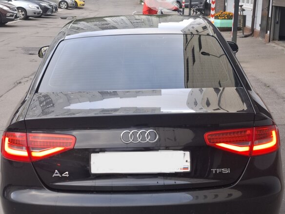 2015 Audi A4 IV (B8) Рестайлинг, чёрный, 1800000 рублей - вид 2
