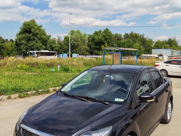 2008 Ford Focus II Рестайлинг, чёрный