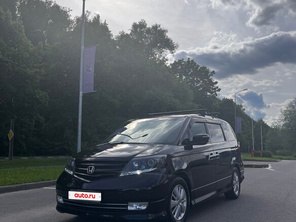 2008 Honda Elysion I Рестайлинг, чёрный, 1725000 рублей